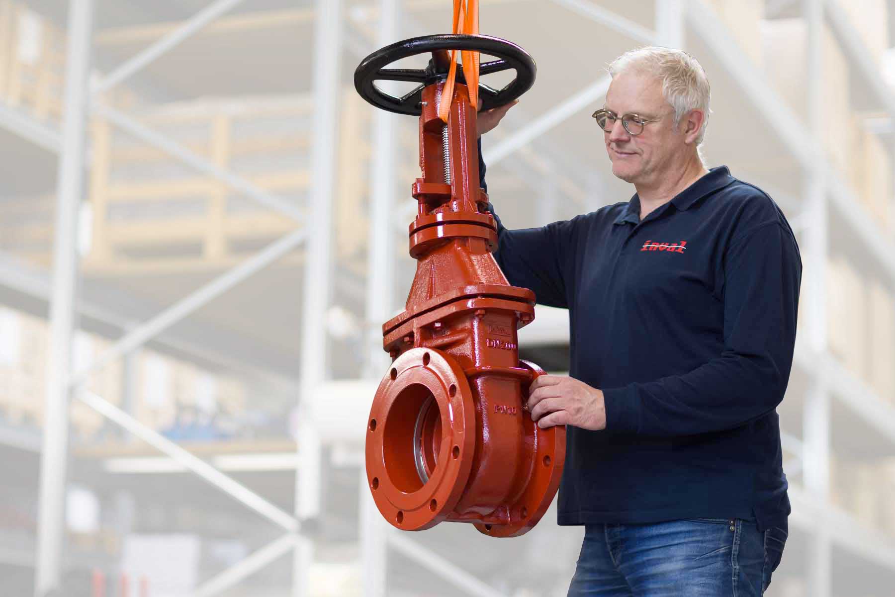 Industriële afsluiter van Inval Holland